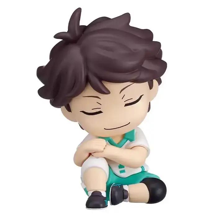 Figurine d'action authentique 2 Haikyuu Style de sommeil iwaizumi hajime Akaashi Keiji Oikawa Tooru