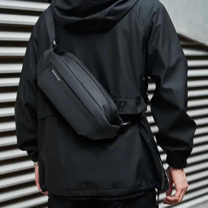 MATE ELAN solide imperméable hommes bandoulière sac à bandoulière quotidien voyage sport Fanny Pack