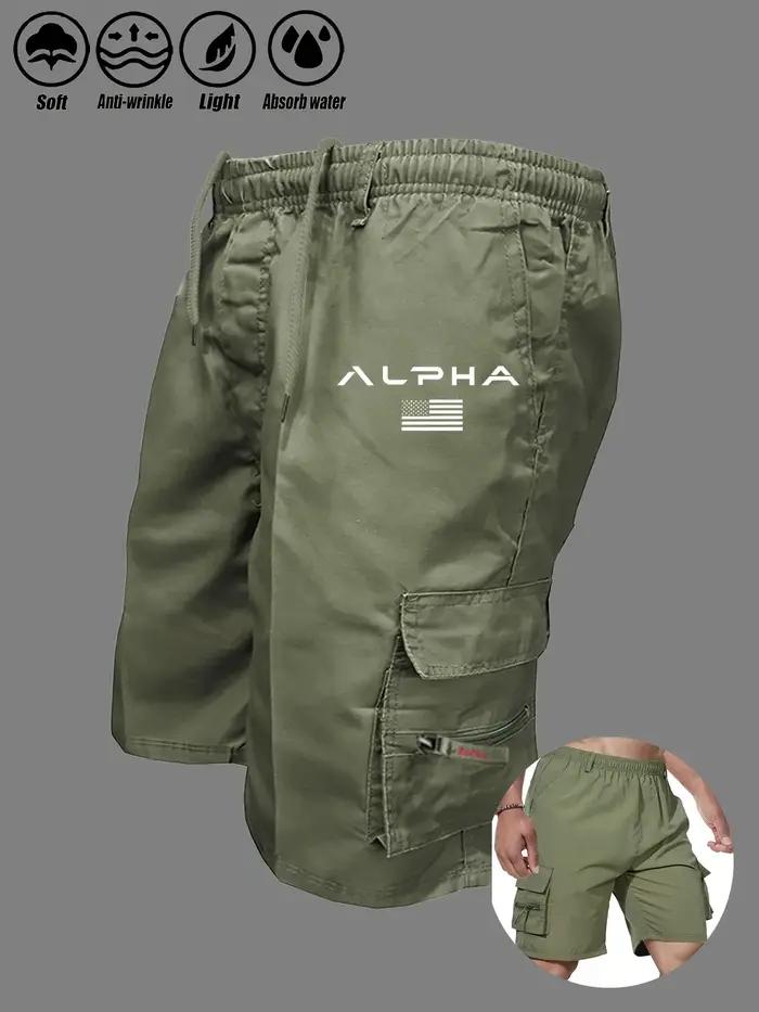Shorts cargo imprimés drapeau américain, shorts aigle du Jour de l'Indépendance, shorts cargo d'été