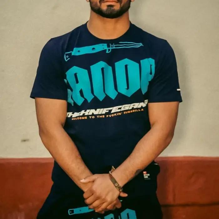 Nouveau T-shirt de sport respirant RANDA 3D imprimé 2026 pour hommes et femmes, col rond, manches co