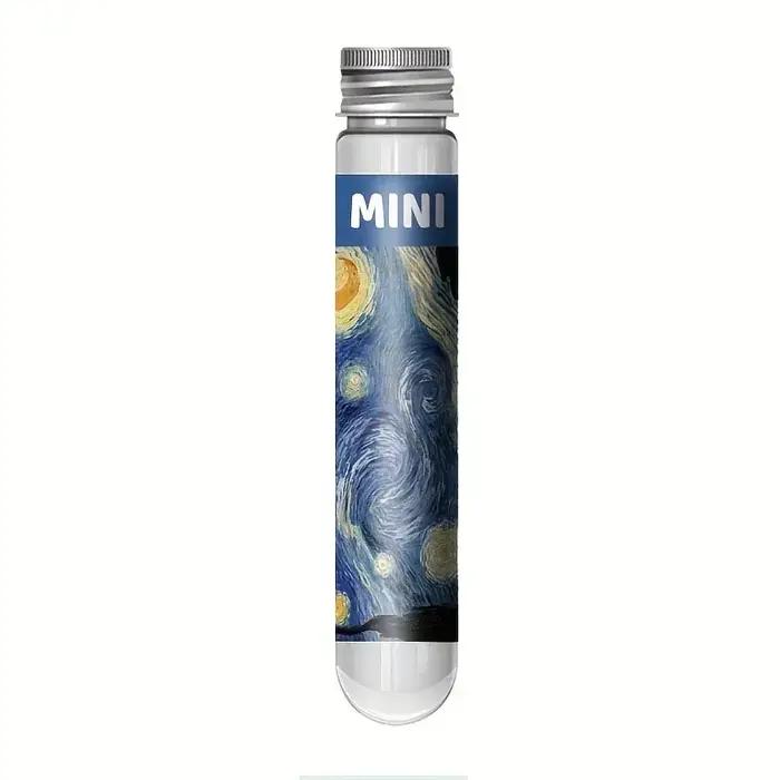 Puzzle dans un tube à essai, peinture de renommée mondiale, Van Gogh, la nuit étoilée, cadeau de Noë