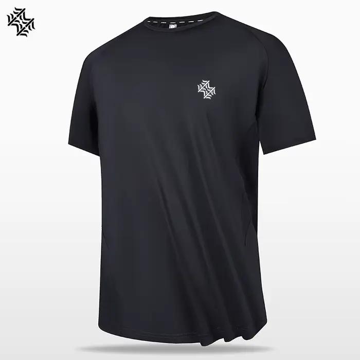 SBWL-T-shirt de sport à séchage rapide pour hommes, chemise de protection respirante, randonnée en p