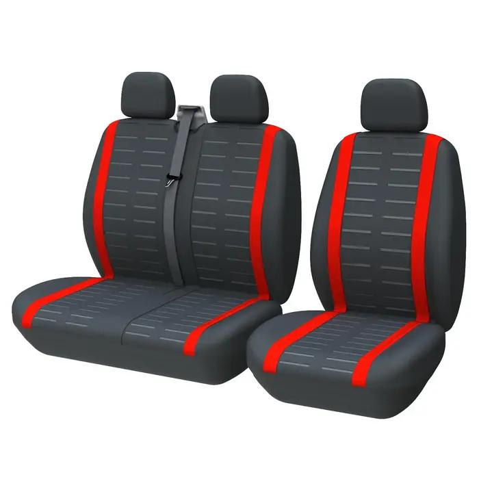 Housses de Siège Universelles à Rayures 3D Adaptées à la Plupart des Camions, Housses de Sièges 2 +