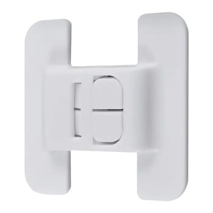 Serrure de porte de réfrigérateur, boucle fixe, auto-adhésive, sans poinçon, ferme-porte de réfrigér