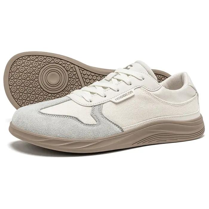 Chaussures pieds nus HOBIBEAR pour hommes et femmes | Baskets en toile à bout large, légères, déco