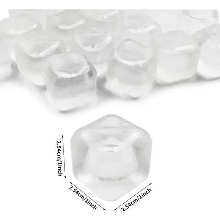 Faux glaçons en plastique réutilisables, congélation rapide, faciles à nettoyer, pour la fabrication