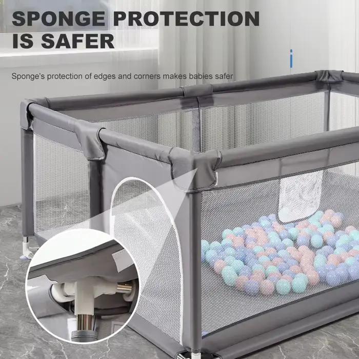 Parc pour bébé, clôture en tissu, sécurité intérieure, cour de jeu, conception solide et Stable, Opt