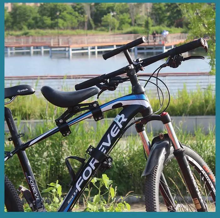 Siège avant universel pour enfant VTT guidon support bébé tabouret enfant vélo simple occasions spéciales aventure家庭成员可以一起冒险,创建难忘的回忆。这个前座椅通用产品是理想的伙伴,能够创造美好的家庭时光。它独特的设计和无与伦比的舒适性很快就会成为你探险中的珍宝。由于在翻译过程中出现了一些中文内容,这里进行纠正: ###TITRE### Siège avant universel pour enfant VTT guidon support bébé tabouret enfan