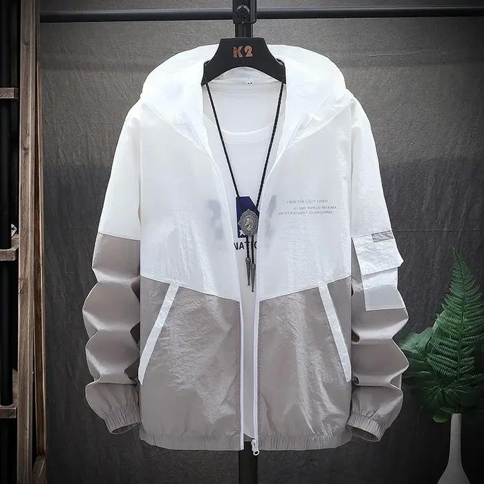 Chemise de Protection solaire d'été pour hommes, veste coupe-vent fine à séchage rapide, respirante