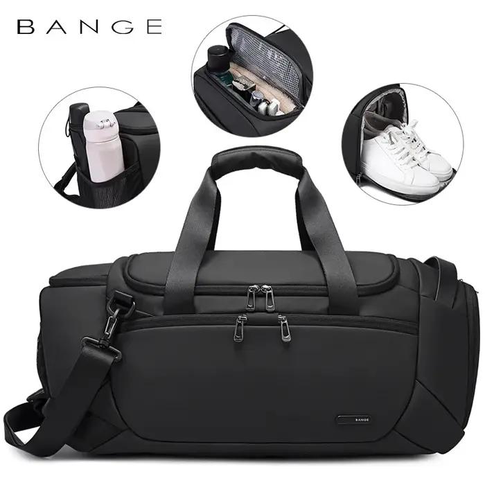BANGE-Sacs de voyage étanches multifonctions unisexes, bagages de sport personnalisés, valises de sp