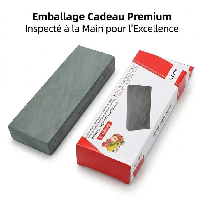 ADAEE Professionnel 12000 # Pierre à aiguiser naturelle de grande taille 200*75*29mm