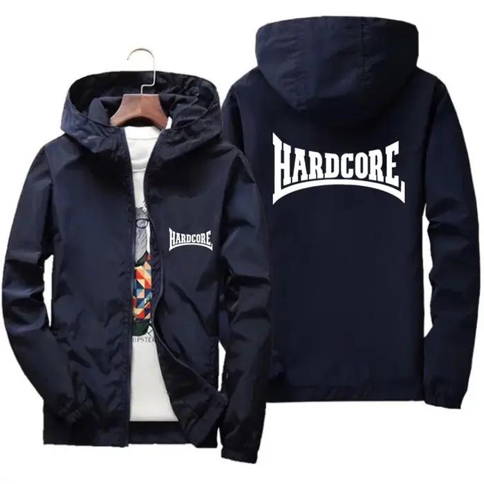 Veste Hardcore coupe-vent manteau de pilote vestes de bombardier à fermeture éclair pour hommes impe