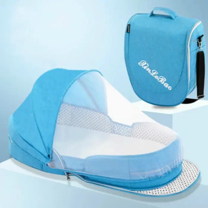 Moustiquaire Berceau Portable Polyester Haute Qualité Protection Total Moustiques Insectes Lits Bébé Berceaux Portables Lit Voyage Occasions Spéciales