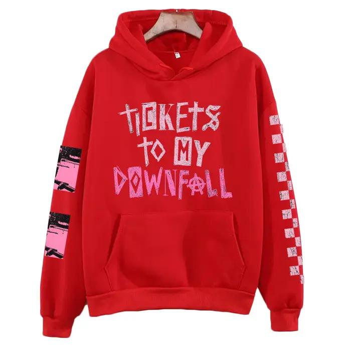 Billets anniversaire sweat à capuche rappeur Mgk sweat Harajuku Hip Hop hauts pullover sweats Fans c