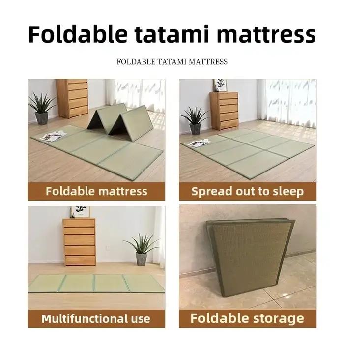 Matelas Tatami pliable de Style japonais, 200x90cm, tapis de sol rempli de coco, Yoga, méditation, m