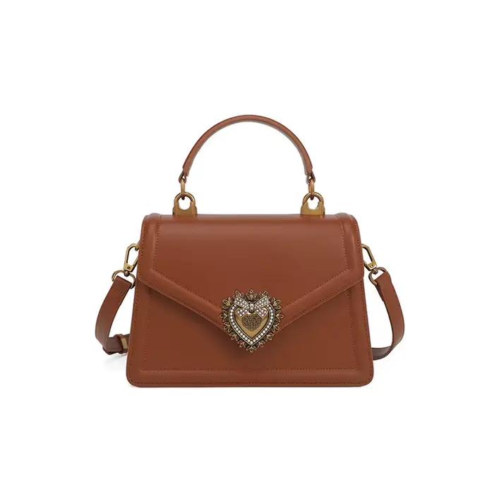 Sac à langer de luxe de haute qualité pour femmes, grand sac fourre-tout élégant en cuir, sac à band