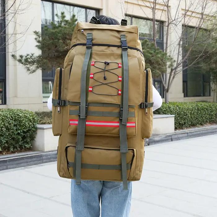 Sac à dos de randonnée et de camping 130L, grand sac de voyage, sac de sport de plein air pour homme