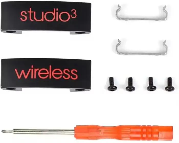 Pièces de rechange pour arc de bandeau, avec vis et tournevis, pour écouteurs sans fil Beat Studio 3