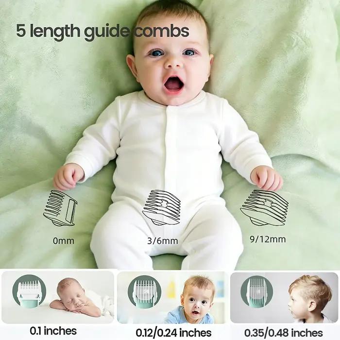 Tondeuse à cheveux pour bébé, silencieuse, électrique, rechargeable, tondeuse pour enfants, rasoir p