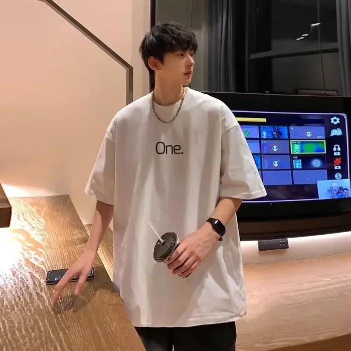 【M-8XL 】 Tee Respzed pour hommes Lettres adt décontractées avec sens un T-shirt imprimé Convient aux