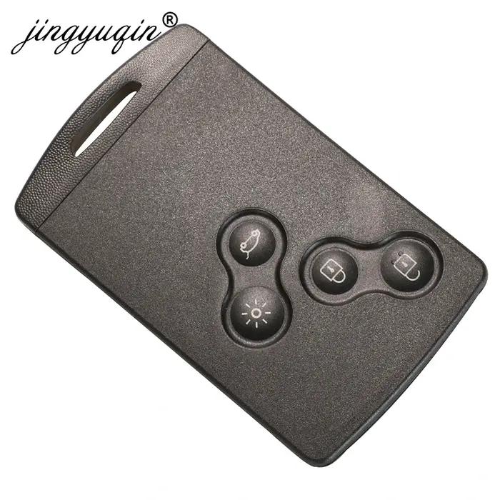 Jingyuqin 433MHz 4A PCF7953 puce clé de voiture carte à puce pour Renault Clio IV Captur passif sans