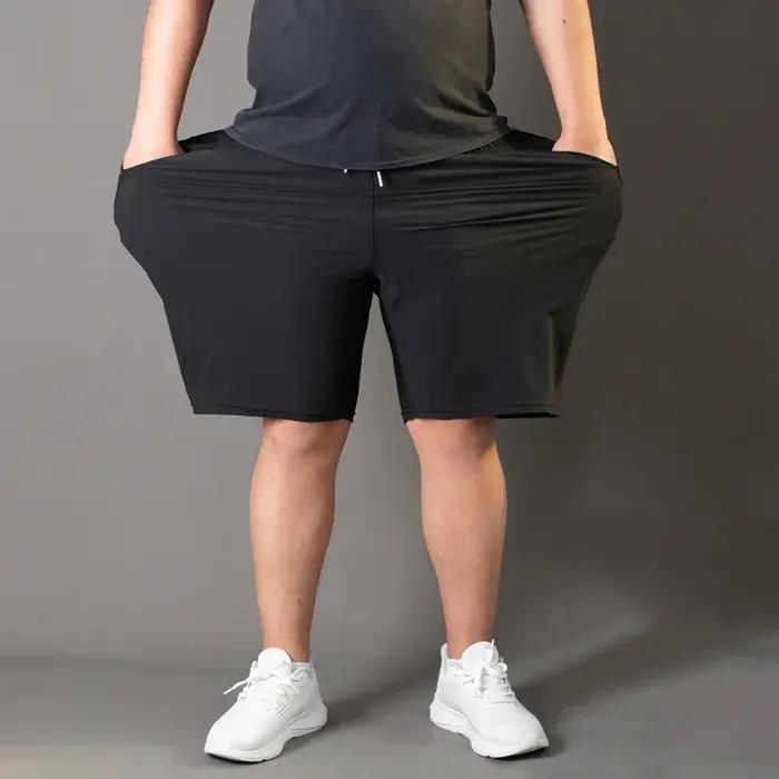 Short décontracté pour hommes, grande taille 6XL 7XL, Short de sport, extensible, pantalon court de