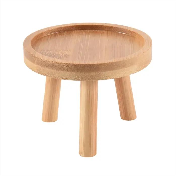 Support de plante en bois pour intérieur et extérieur, support de base de pot de fleur, tabouret hau