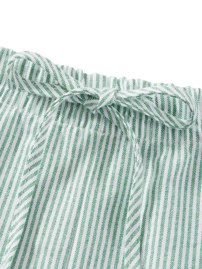 Short à rayures décontracté pour femmes, vêtements Y2K, proximité Wstring, taille élastique, coupe a