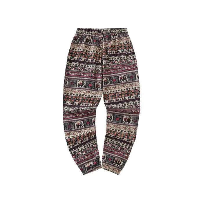 Pantalon de jogging homme imprimé floral, nouvelle mode printemps 2026, taille européenne, décontrac
