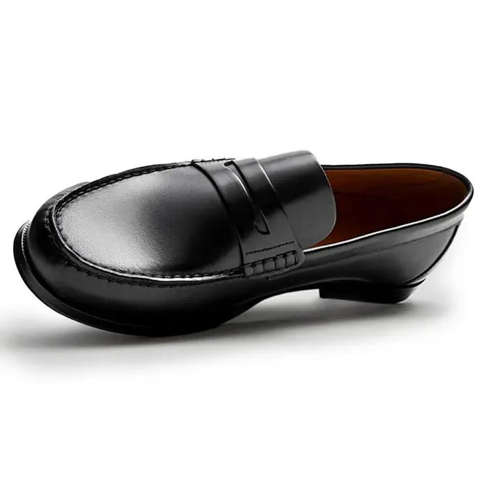 Mocassins à enfiler en cuir véritable pour hommes, couche supérieure Vintage, mocassins respirants,