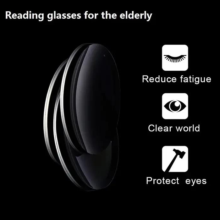 Lunettes de lecture super résistantes pour parents, lentille de presbytie, verres anti-bleu clair HD