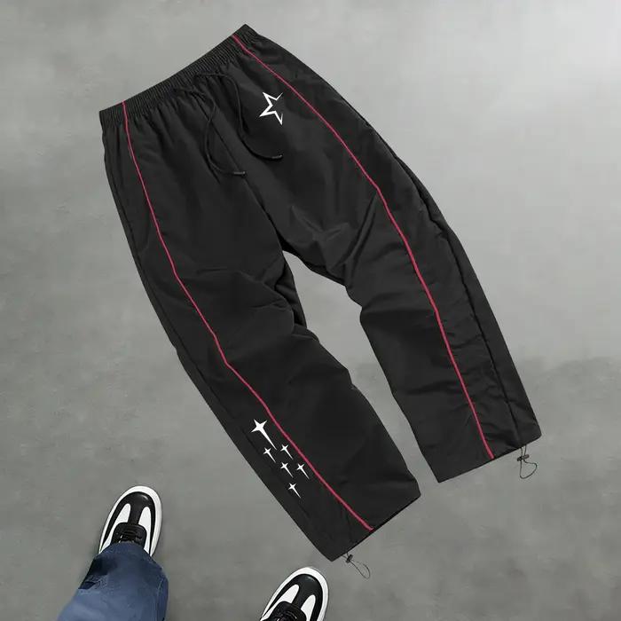 Pantalon de sport décontracté à imprimé étoiles pour hommes, pantalon d'entraînement de fitness prin