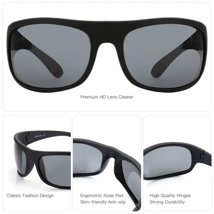 ZENOTTIC TR-90 lunettes de soleil polarisées flexibles hommes Sport de plein air lunettes de soleil
