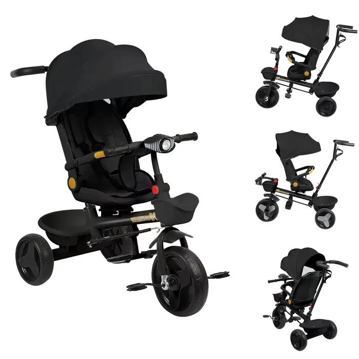 Tricycle bébé 3-en-1 - Simple et spacieux - Confortable et sûr - Convient aux enfants de 9 mois à 5