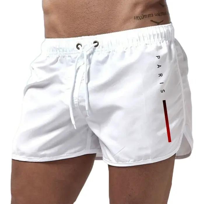 Shorts de plage imprimés pour hommes, décontractés, séchage rapide, pour le surf, la natation, le jo