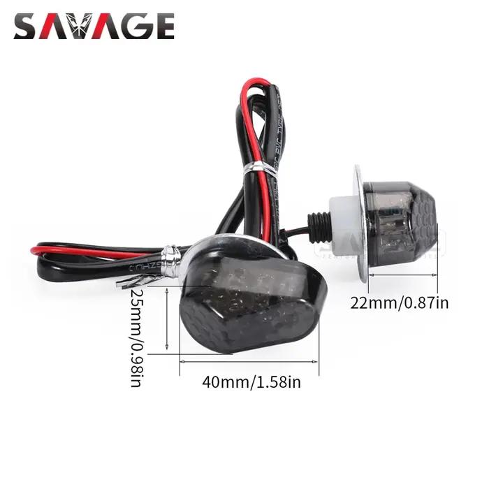Clignotant LED 2025 pour YAMAHA YZF R7 R6 R1 R1M YZFR7 YZFR6, accessoires de moto, Mini indicateurs