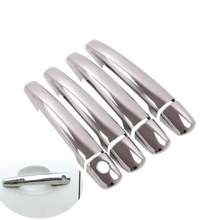 Couvercle de poignée de porte chromé, garniture de style, accessoires automobiles, pour Peugeot 208