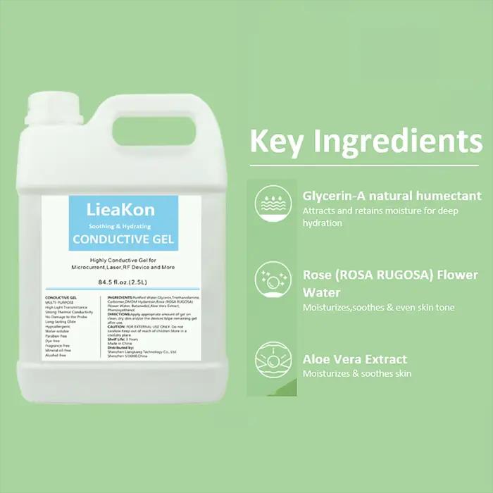 ConEventRadiofrecustudy-Gel de contact transparent à cavitacion, beauté par ultrasons, soins du visa