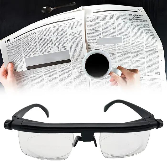 -6D à + 3D degrés réglables lunettes de lecture mise au point Variable Distance myopie presbytie lun