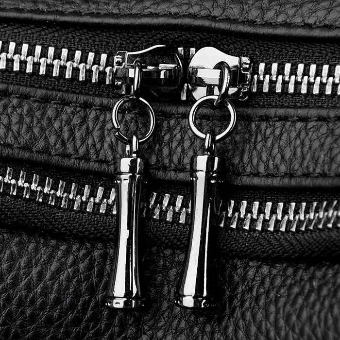 Sac à dos en cuir véritable pour femmes, sac à dos décontracté pour filles, sac à dos de voyage gran