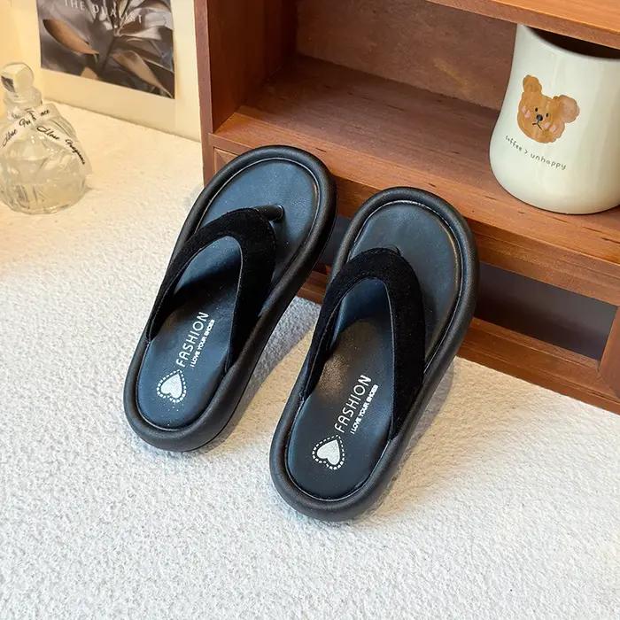 Sandales décontractées pour filles, nouvelle collection été 2026, tongs de plage antidérapantes à se