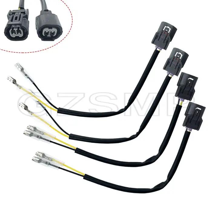 Câblage de clignotant adapté pour KAWASAKI Z900/SE/RS Z650RS Z1000SX VERSYS ZX10R Z H2, connecteurs