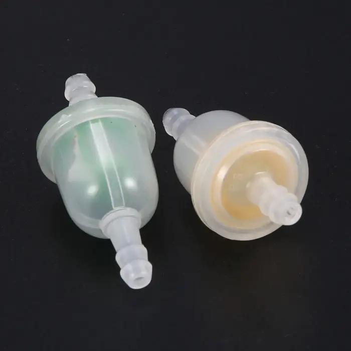 5 filtres à carburant en plastique, 3mm I/D x 5.5mm O/D pour Mini Moto, couleur aléatoire