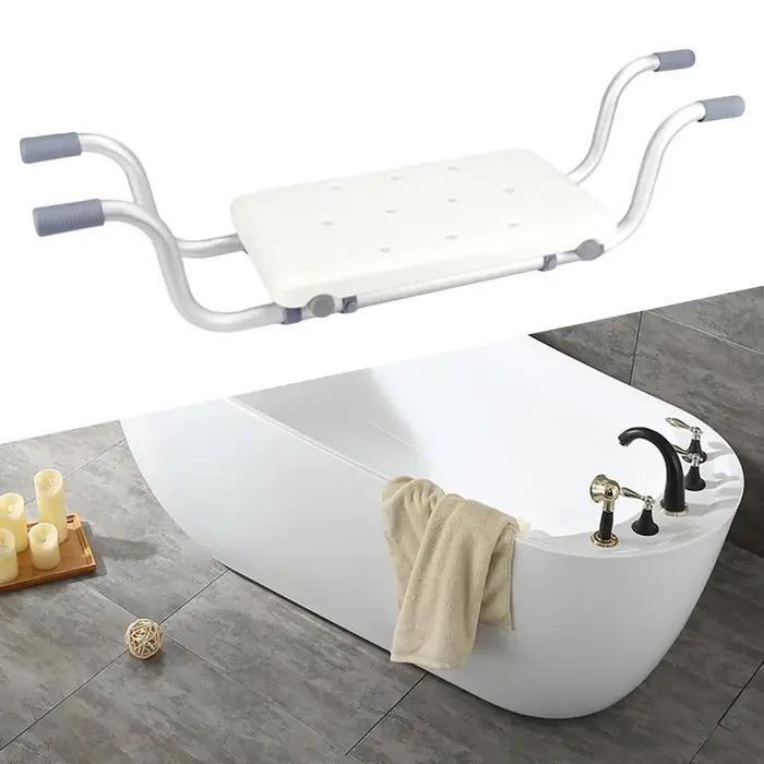 Banc de bain réglable pour personnes âgées et personnes handicapées, convient à la plupart des baignoires, banc de bain, coussin de chaise de douche, planche de bain