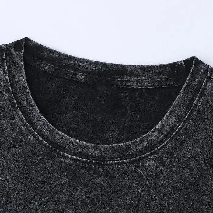 Les sept péchés capitaux Escanor imprimé t-shirt hommes femmes lavé coton T-shirts Manga Vintage mâl