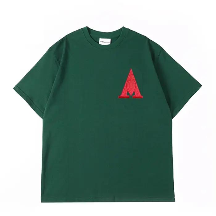 AMI AMORING nouveau en forme de coeur une broderie décontracté coton coupe ample hommes et femmes ha