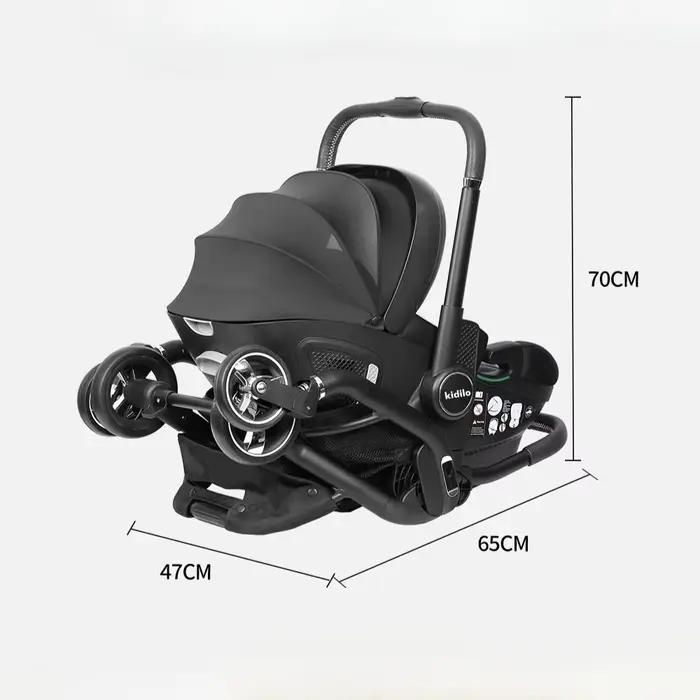 Poussette Portable pour bébé, siège de sécurité pour voiture, panier de couchage multifonction pour