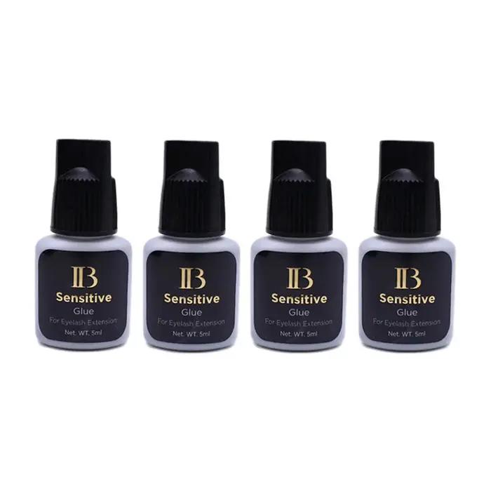 5 flacons de colle IB 5 ml, colle individuelle la plus forte à séchage rapide pour extensions de cil