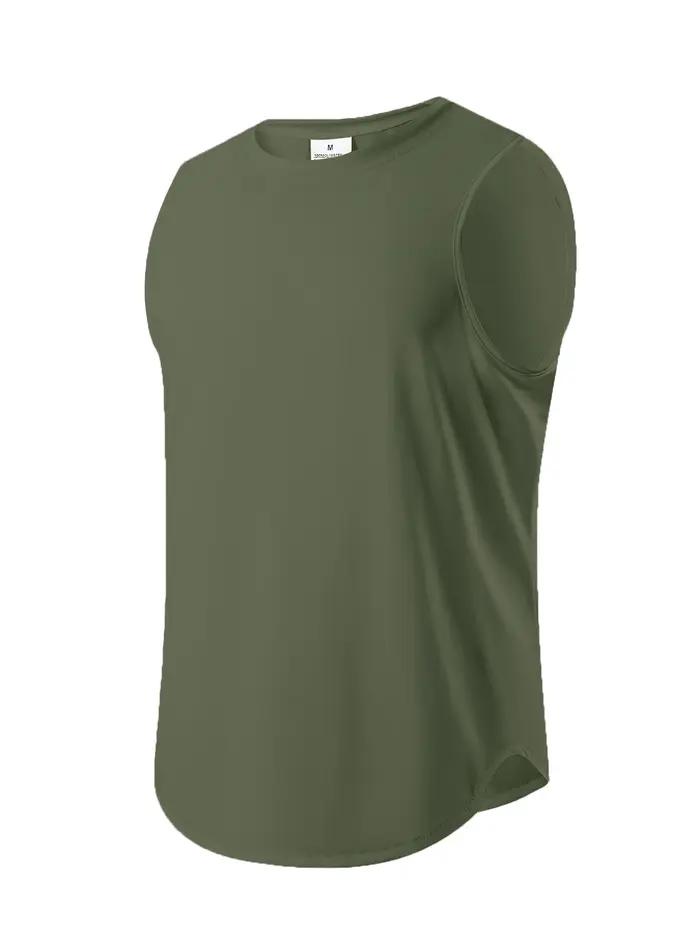 Débardeur basique de Fitness pour hommes, haut de Sport à séchage rapide, gilet de course, Fitness,