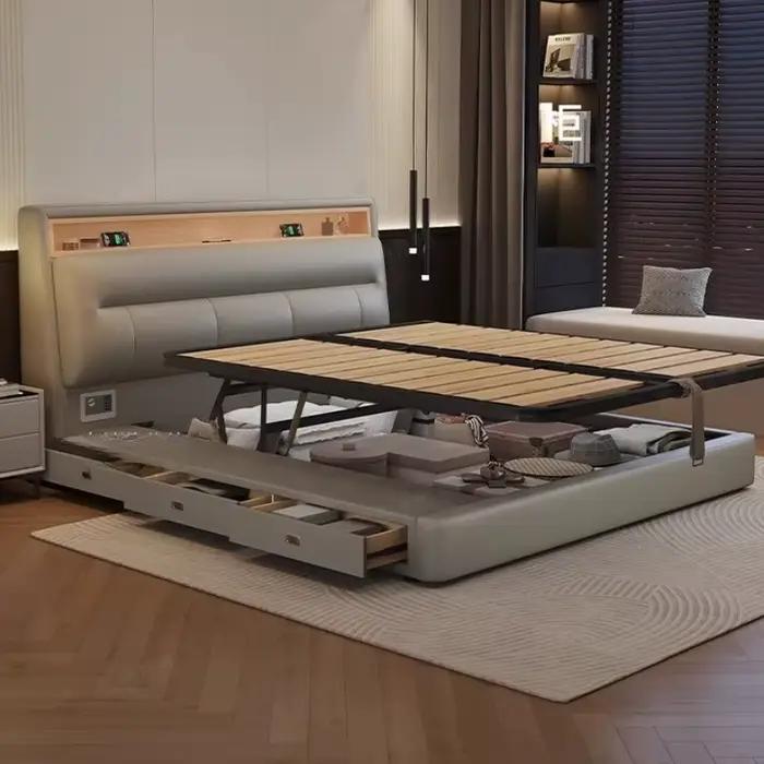 Organisateur de tête de lit en tissu de haute qualité crème pour rangement élégant et chambre ordonnée occasions spéciales-decoration-interieur-femmes-chambres-bureaux-salons